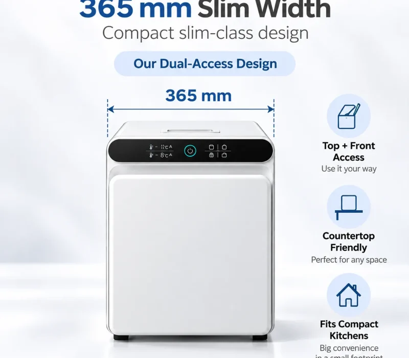 slim kimchi refrigerator 365mm 폭의 슬림 미니 김치냉장고